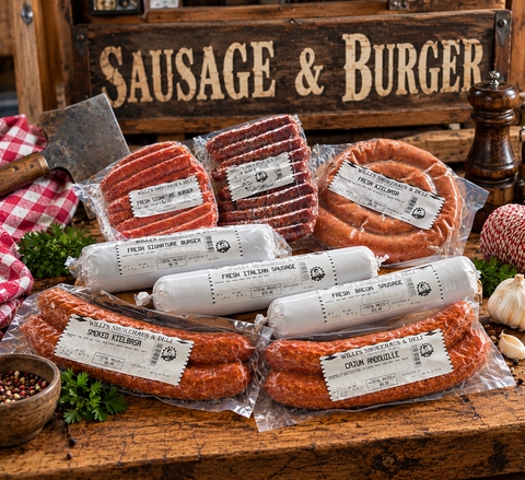 SAUSAGE & BURGER