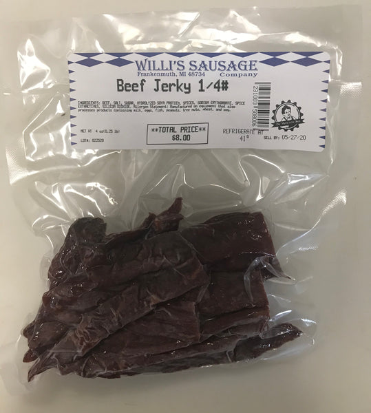 Beef Jerky - 1/4# - 9 flavors to choose from